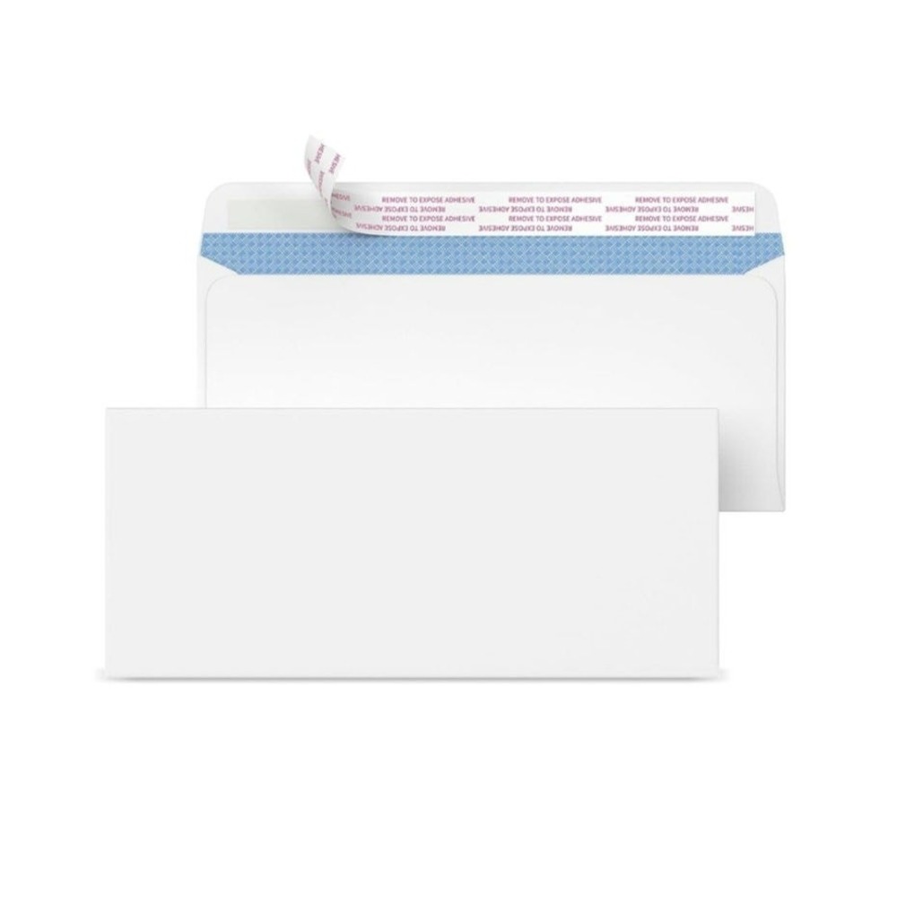 CREGEAR #10 Self Seal Envelopes, 40 Count, 4-1/8" x 9-1/2" NO Window White S4